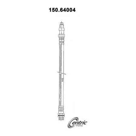 Centric Brake Hose, Parts 150.64004 150.64004